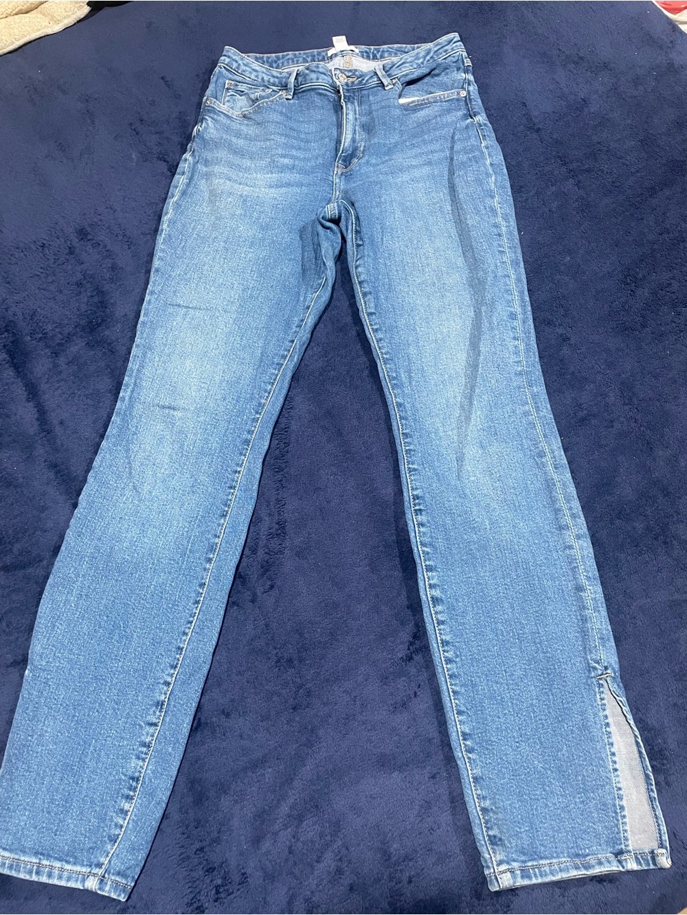 Forever 21 Light Blue Straight Leg Jeans